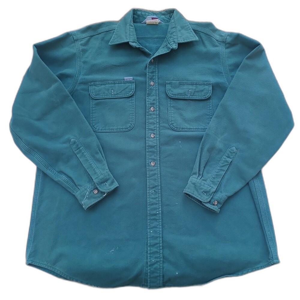 vintage Carhartt Chamois Cloth button-down work shirt